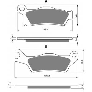 Placute de frana GOLDFREN 310 S33 OFF-ROAD FRONT