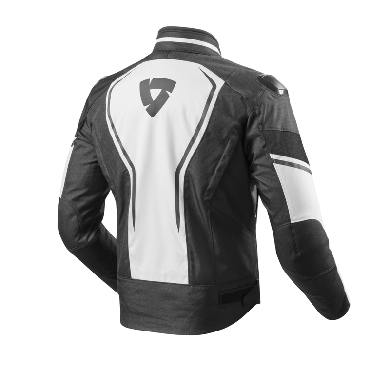Jachetă pentru motociclete Revit Vertex alb-negru lichidare