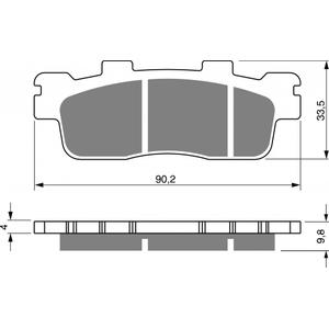 Placute de frana GOLDFREN 302 S3