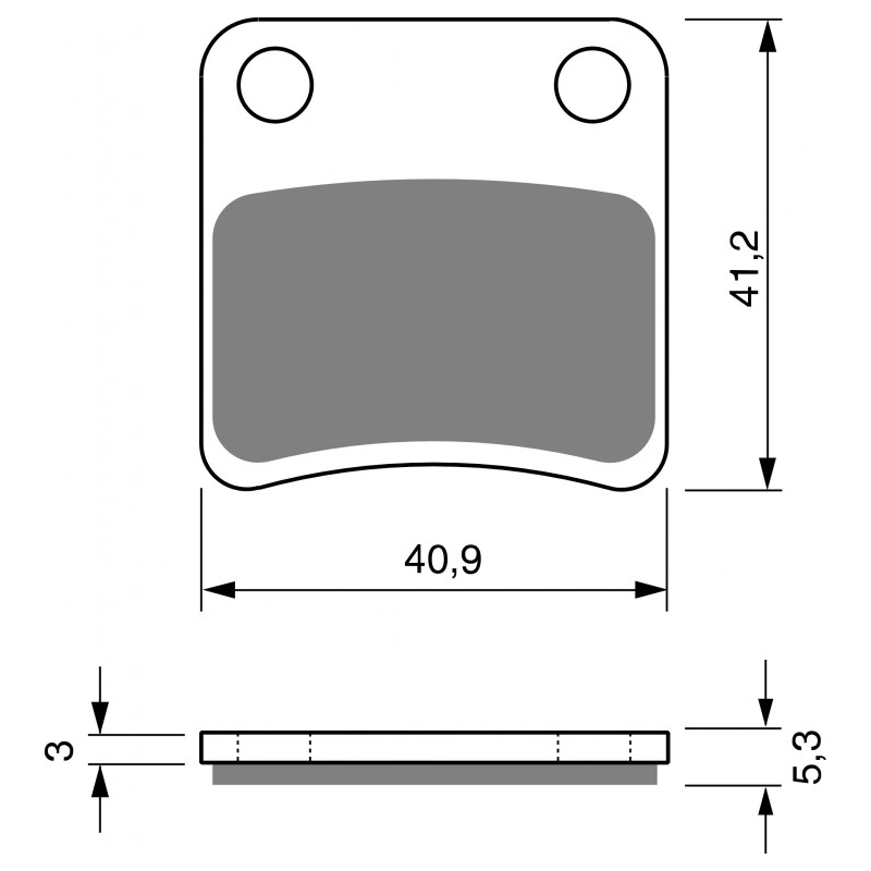 Placute de frana GOLDFREN S3