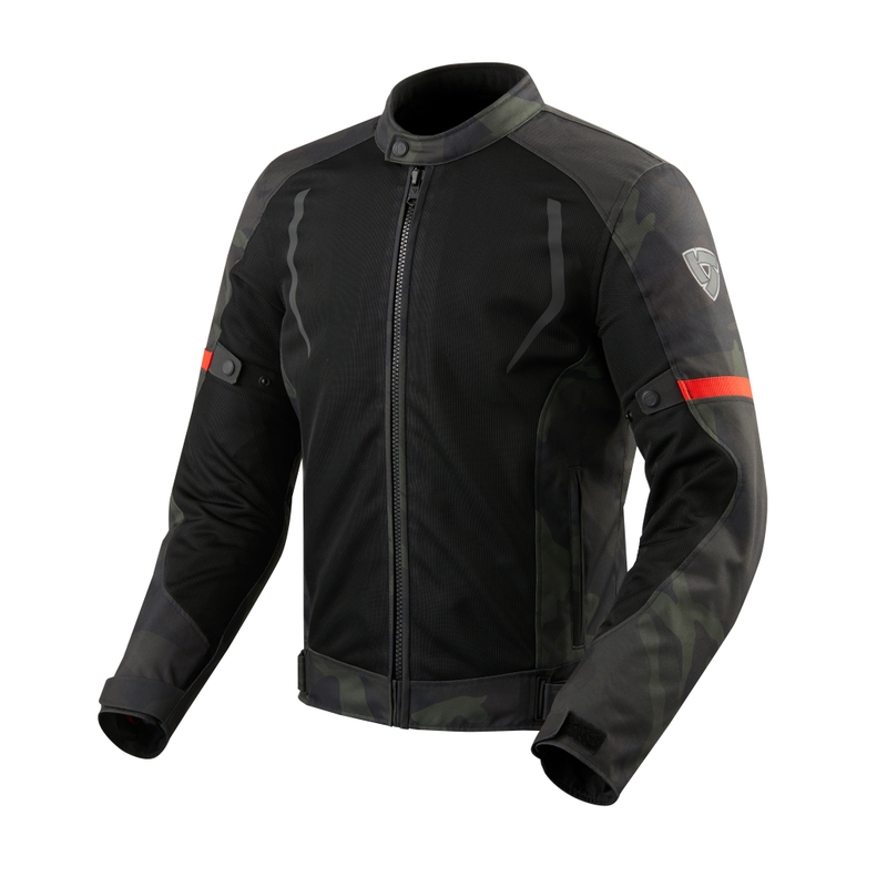 Revit Torque negru-verde de camuflaj negru-verde jachetă de motocicletă lichidare