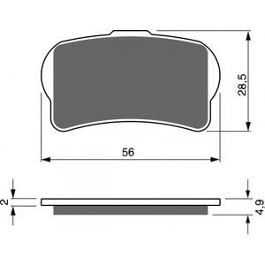Placute de frana GOLDFREN 325 AD  OFF-ROAD FRONT