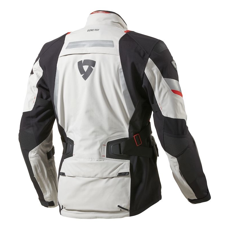 Revit Poseidon GTX jachetă pentru motociclete gri deschis-negru