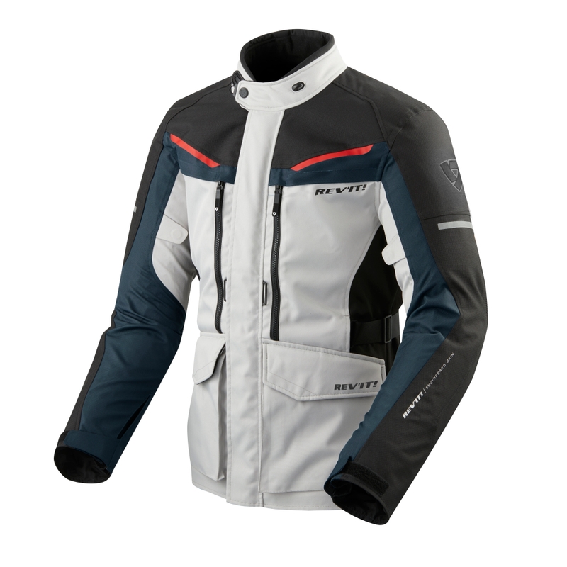 Revit Safari 3 negru-argintiu-albastru Jacheta de motociclete lichidare