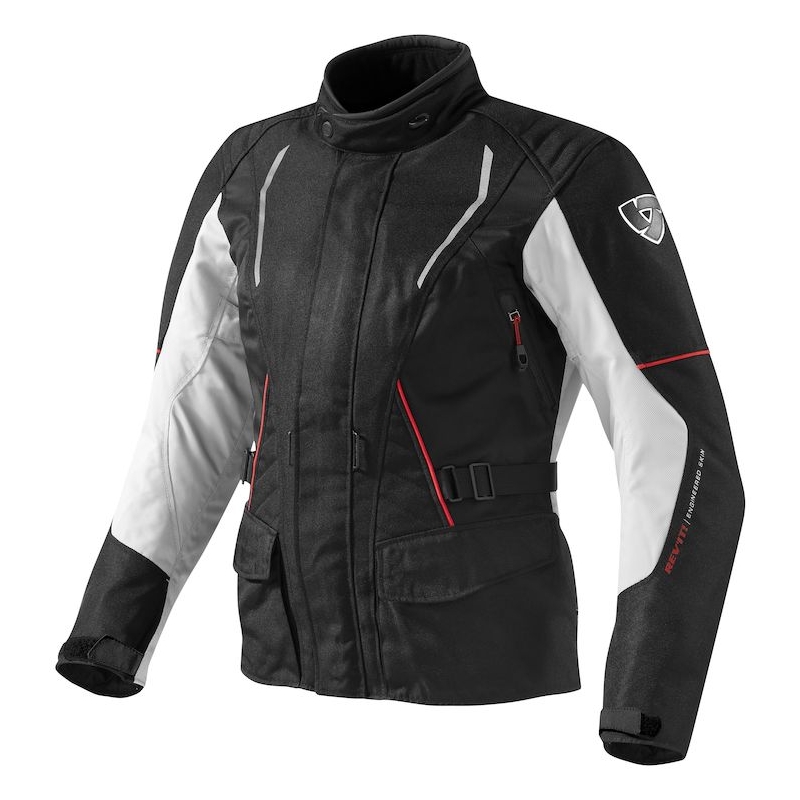 Jachetă de motocicletă Revit Monroe negru și argintiu pentru femei