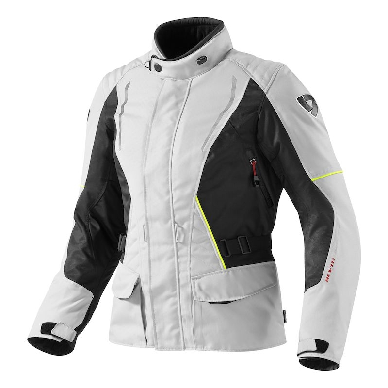 Jacheta de motocicletă Revit Monroe Silver și Black pentru femei lichidare