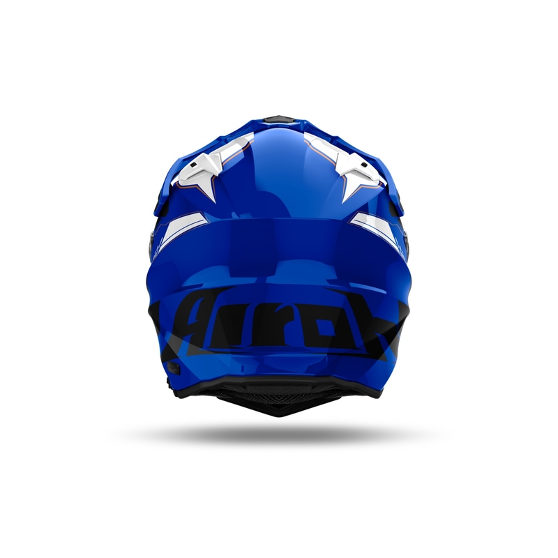 Cască Enduro Airoh Commander 2 Reveal albastru strălucitor