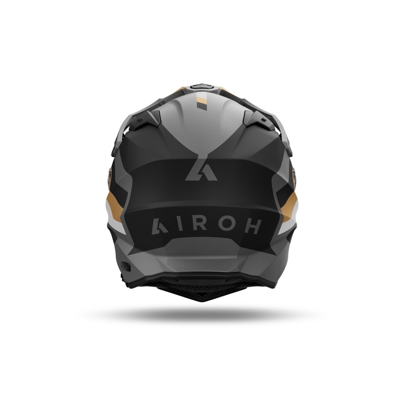 Cască Enduro Airoh Commander 2 Doom auriu mat