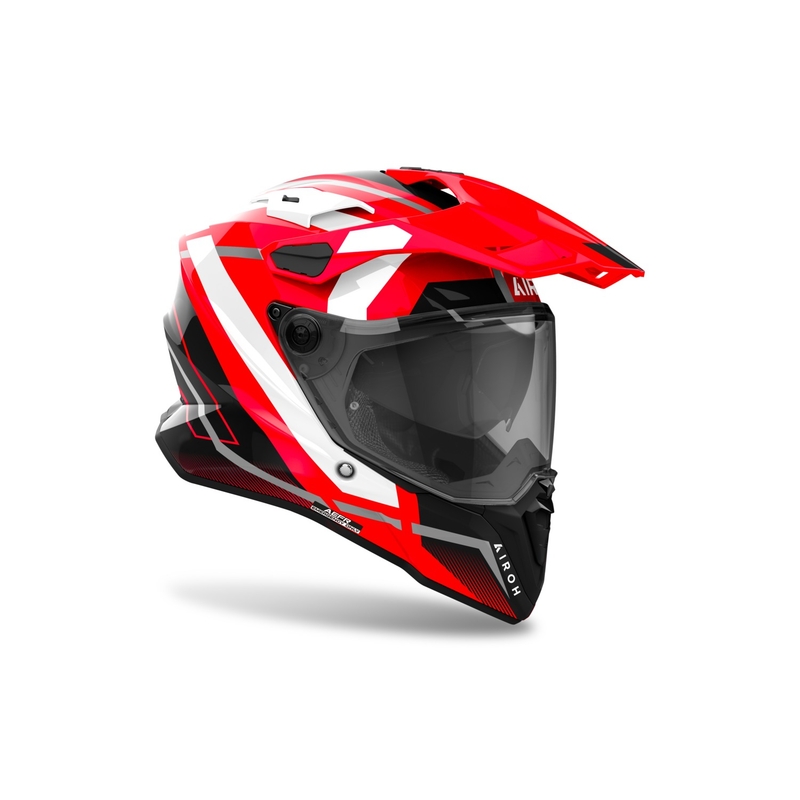 Cască Enduro Airoh Commander 2 Mavick roșie lucioasă