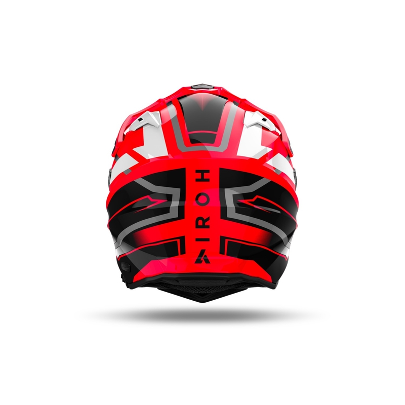 Cască Enduro Airoh Commander 2 Mavick roșie lucioasă