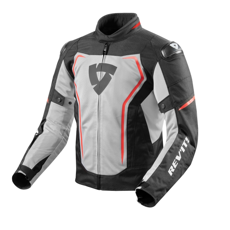 Jacheta de motociclete Revit Vertex aer negru-roșu lichidare