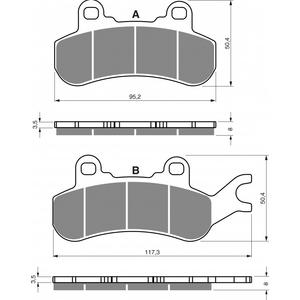 Placute de frana GOLDFREN 378 S33 OFF-ROAD FRONT