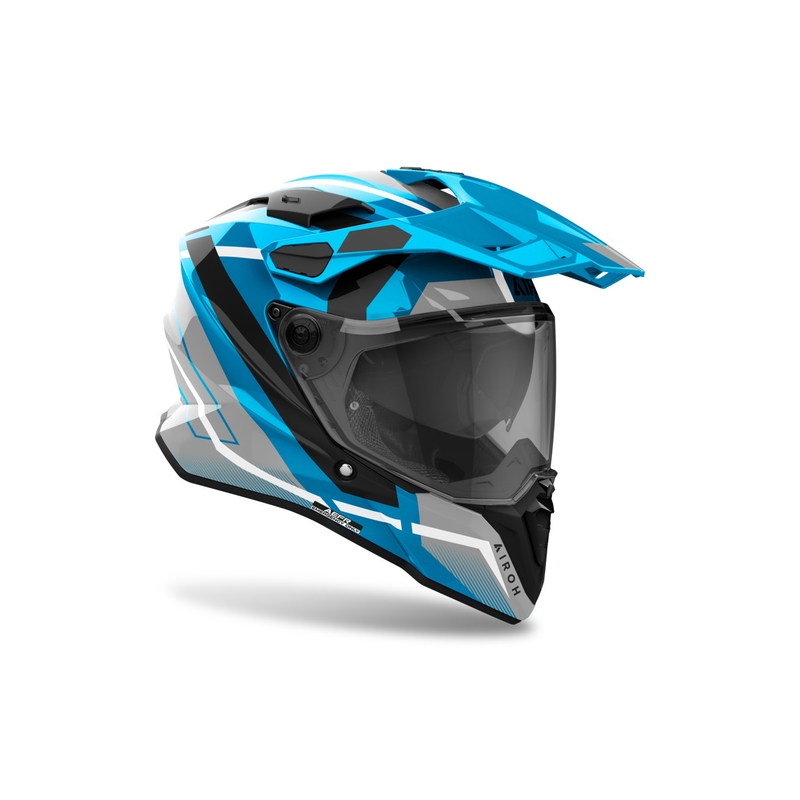 Cască Enduro Airoh Commander 2 Mavick albastră lucioasă