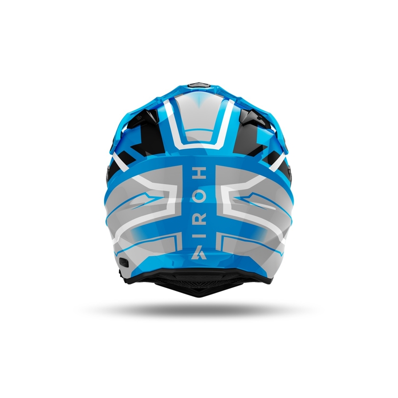 Cască Enduro Airoh Commander 2 Mavick albastră lucioasă