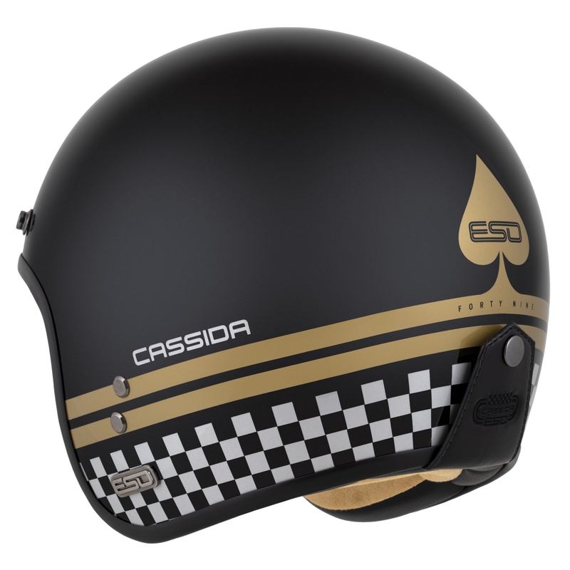 Cassida Cassida Eso Forty Nine Open Face Negru Perlat-Gold-Grey
