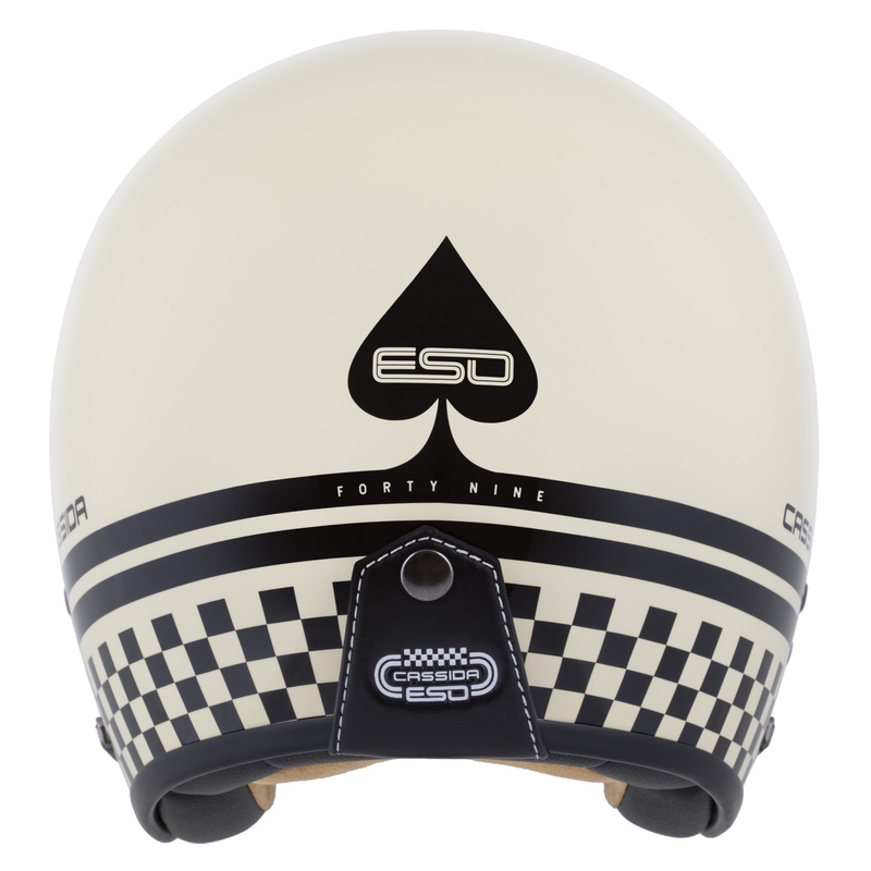 Cască deschisă Cassida Eso Forty Nine crem-negru