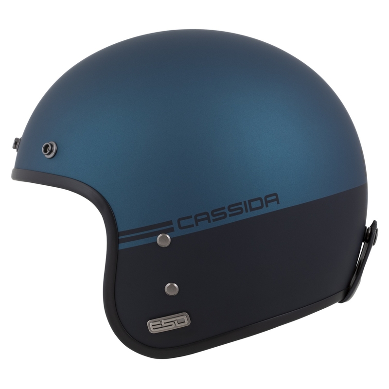 Cassida Cassida Eso Super Hooligan Open Face Negru Mat-Albastru Metalic