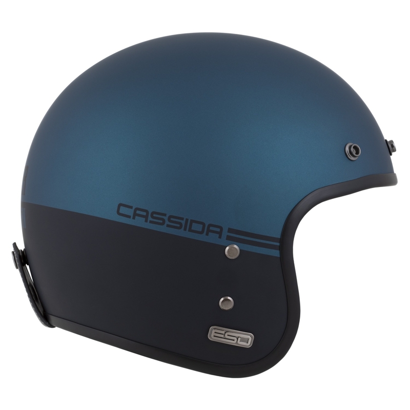 Cassida Cassida Eso Super Hooligan Open Face Negru Mat-Albastru Metalic