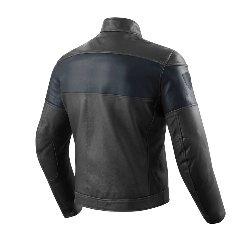 Revit Nova Vintage negru și albastru jachetă de motocicletă Revit Nova