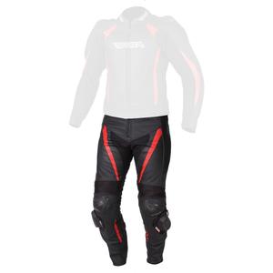 RSA Imola pantaloni de motocicletă pentru bărbați negru și roșu lichidare