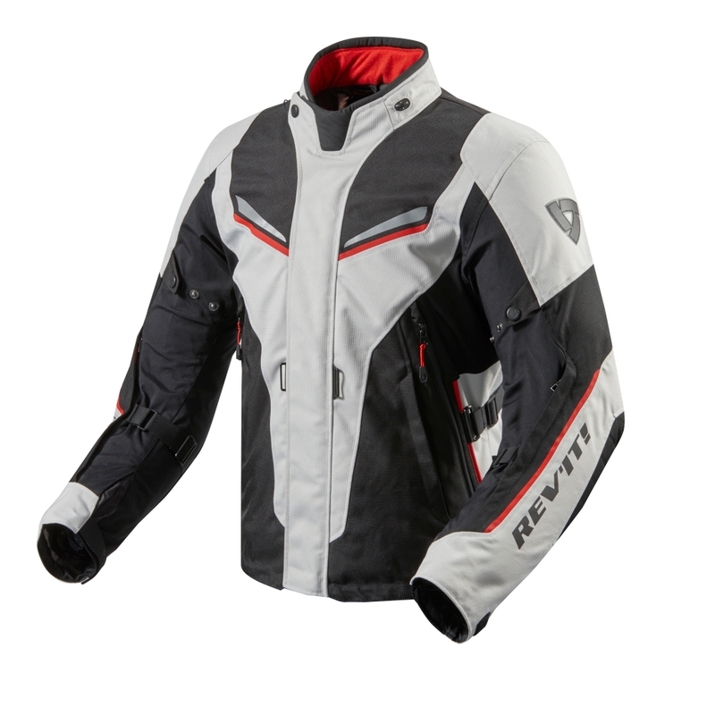 Revit Vapor 2 Negru și argintiu Jacheta de motociclete lichidare