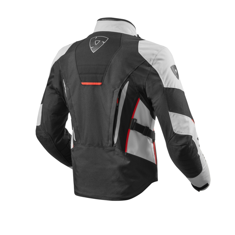 Revit Vapor 2 Negru și argintiu Jacheta de motociclete lichidare