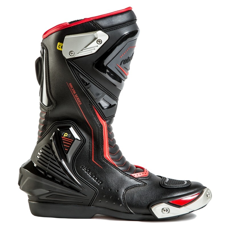 Rebelhorn Piston II CE negru-fluo roșu negru  cizme de motociclete lichidare