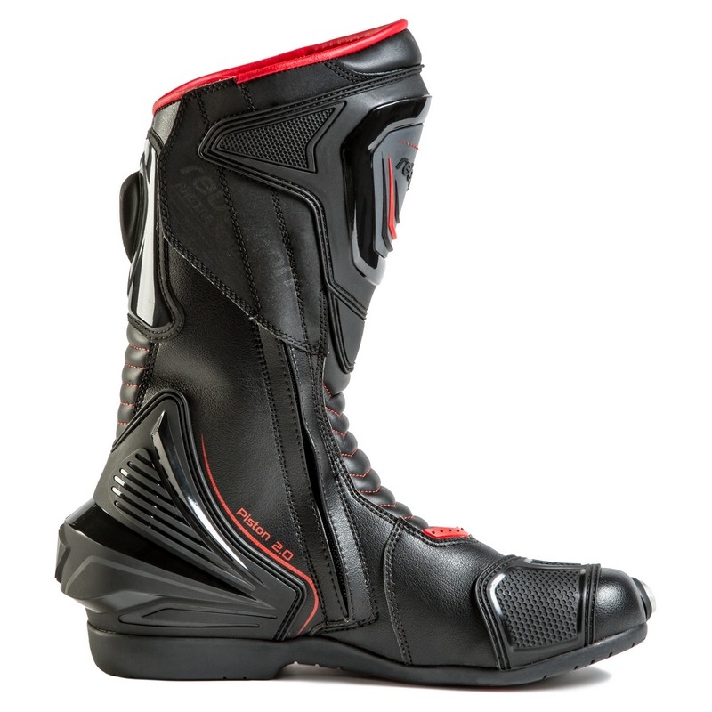 Rebelhorn Piston II CE negru-fluo roșu negru  cizme de motociclete lichidare