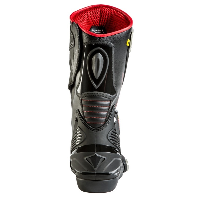 Rebelhorn Piston II CE negru-fluo roșu negru  cizme de motociclete lichidare
