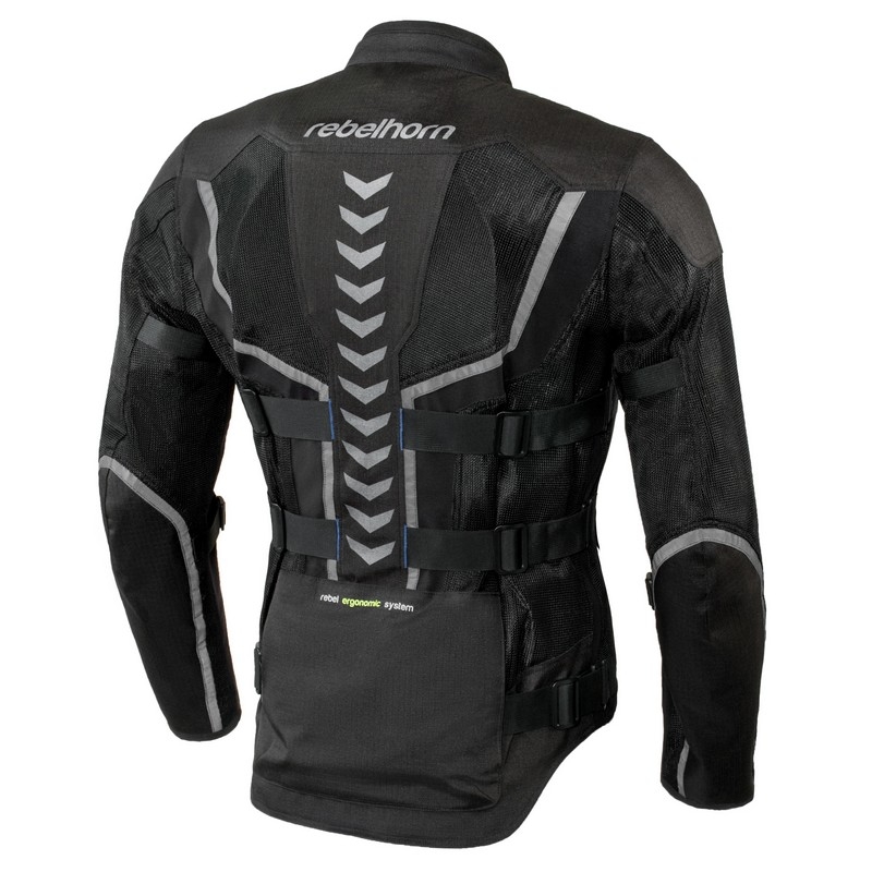 Rebelhorn Scandal Jachetă de motocicletă neagră Scandal Black