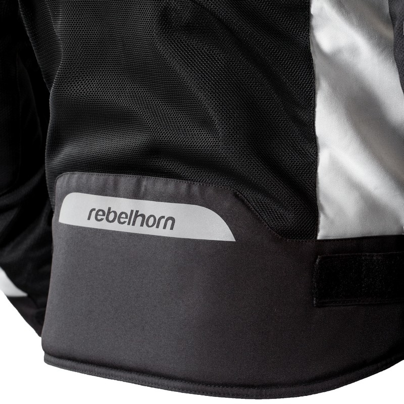 Jachetă moto Rebelhorn Hiflow III negru-argintiu