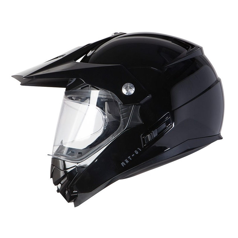 Cască de enduro Ozone MXT-01 Pinlock Ready negru lucios