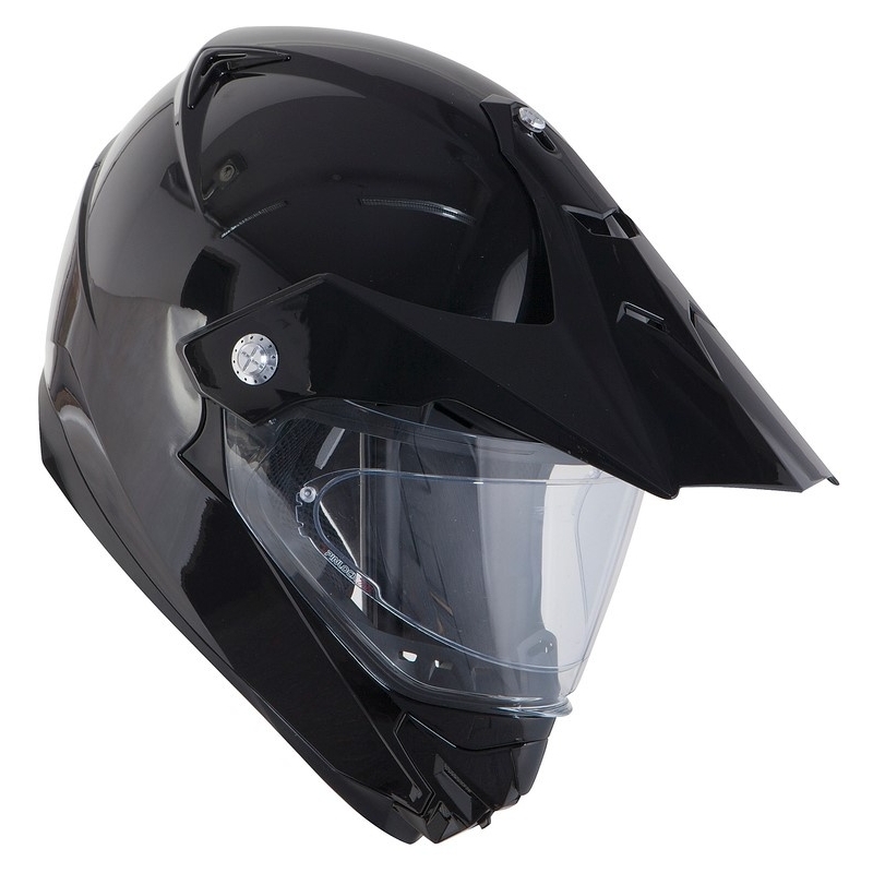 Cască de enduro Ozone MXT-01 Pinlock Ready negru lucios