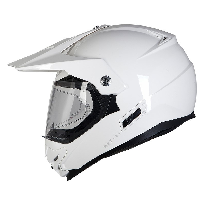 Cască de enduro Ozone MXT-01 Pinlock Ready alb