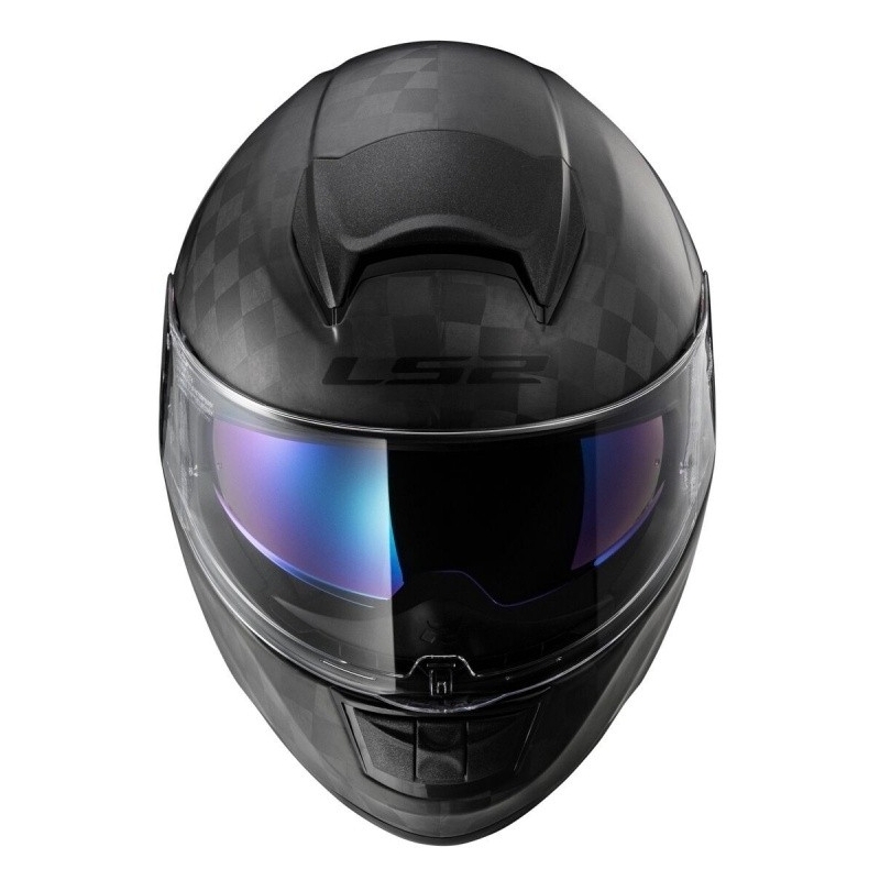 Cască de motocicletă LS2 FF397 Vector Solid Carbon Black Matte Vânzare lichidare