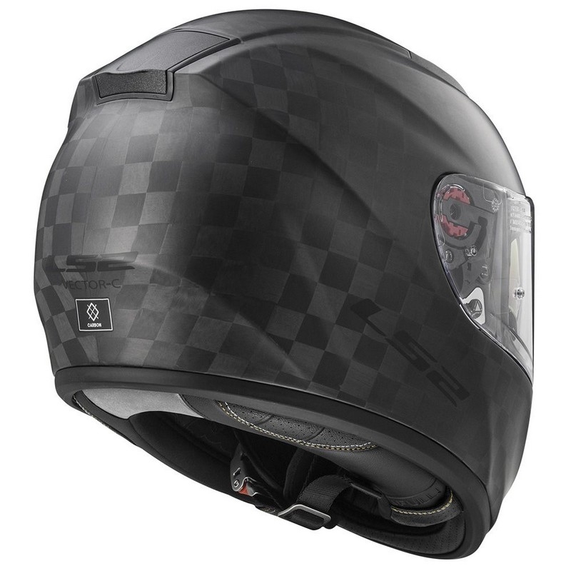 Cască de motocicletă LS2 FF397 Vector Solid Carbon Black Matte Vânzare lichidare