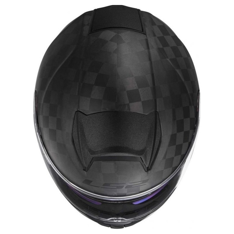 Cască de motocicletă LS2 FF397 Vector Solid Carbon Black Matte Vânzare lichidare