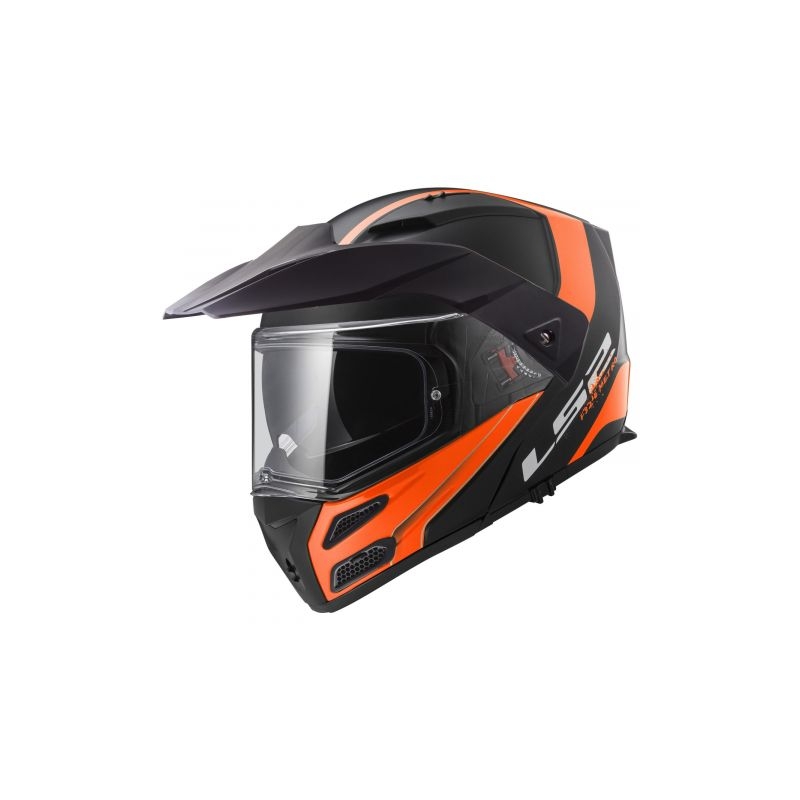 LS2 FF324 Metro EVO Rapid Helmet negru-portocaliu lichidare