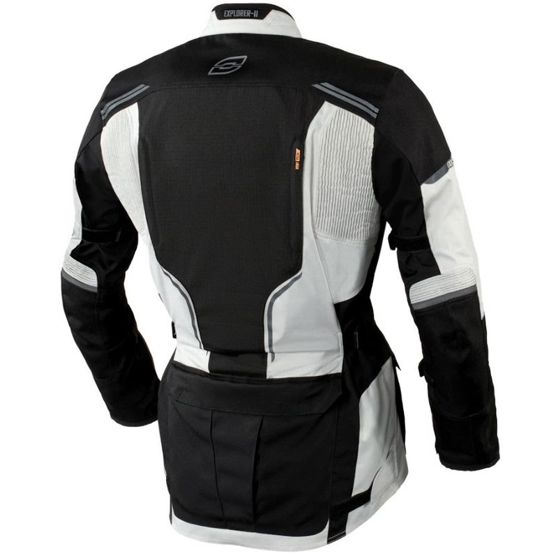 Jachetă de motocicletă Ozone Explorer II gri-negru