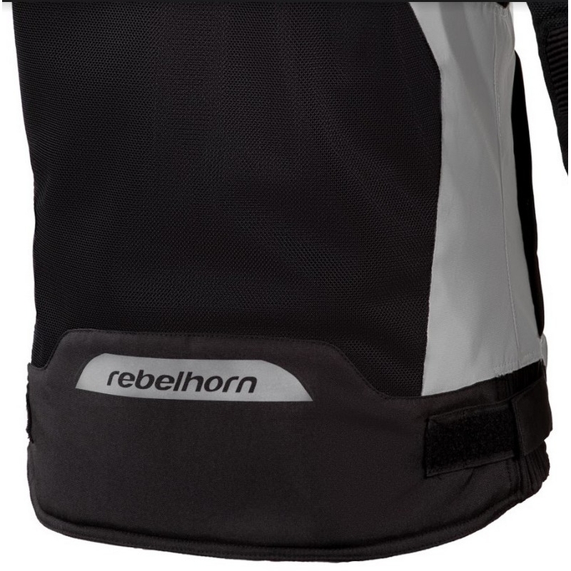 Jacheta moto pentru femei Rebelhorn Hiflow III negru-argintiu lichidare
