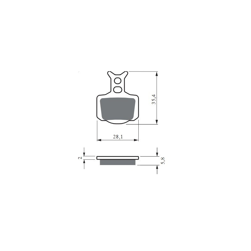 Placute de frana GOLDFREN S33 OFF-ROAD Spate
