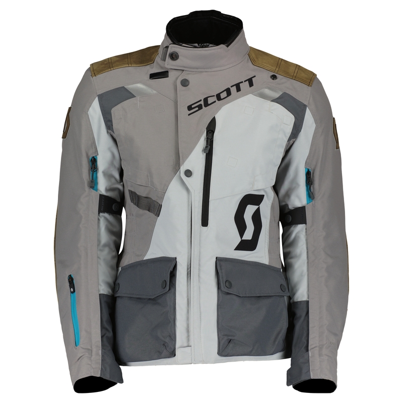Jachetă de motocicletă pentru femei SCOTT W'S DUALRAID DRYO IRON gri-maron lichidare