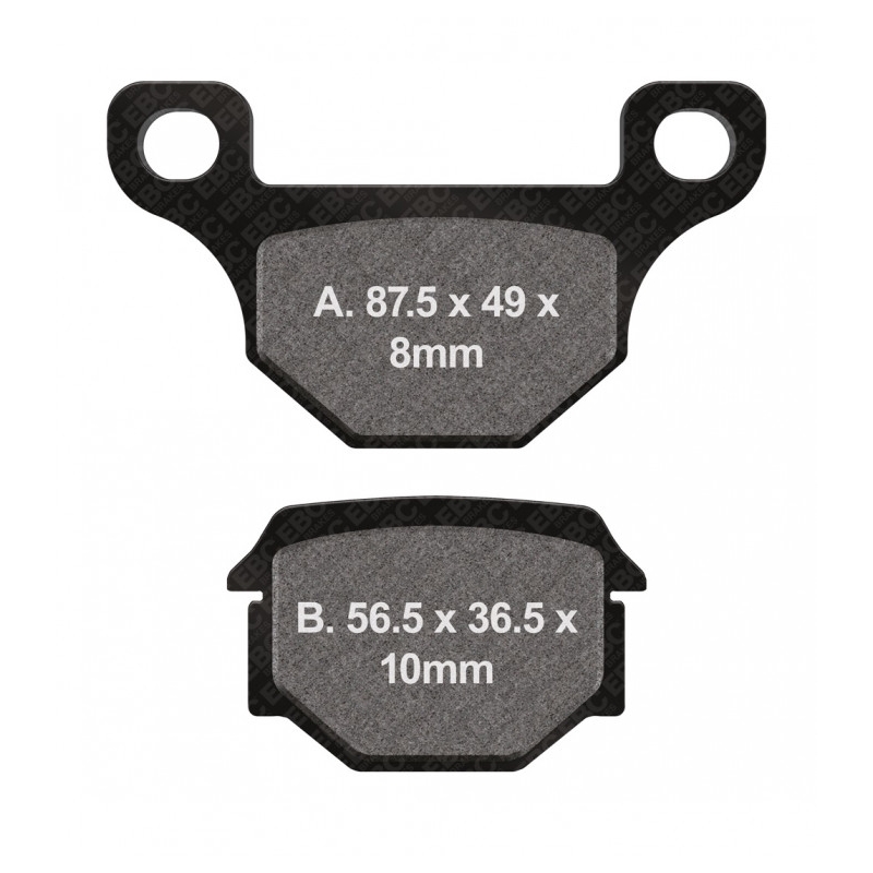 Placute de frana EBC pentru DERBI Atlantis 50 2T 2007-2011, DERBI Atlantis 50 4T 2007-2009
