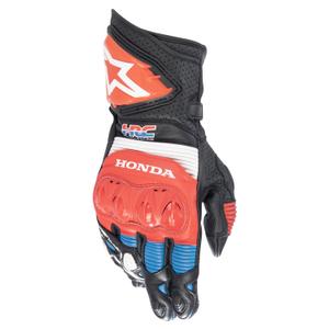 Mănuși de motociclete Alpinestars GP PRO R 3 Honda collection 2024 negru-roșu-fluo-albastru-albastru-albastru