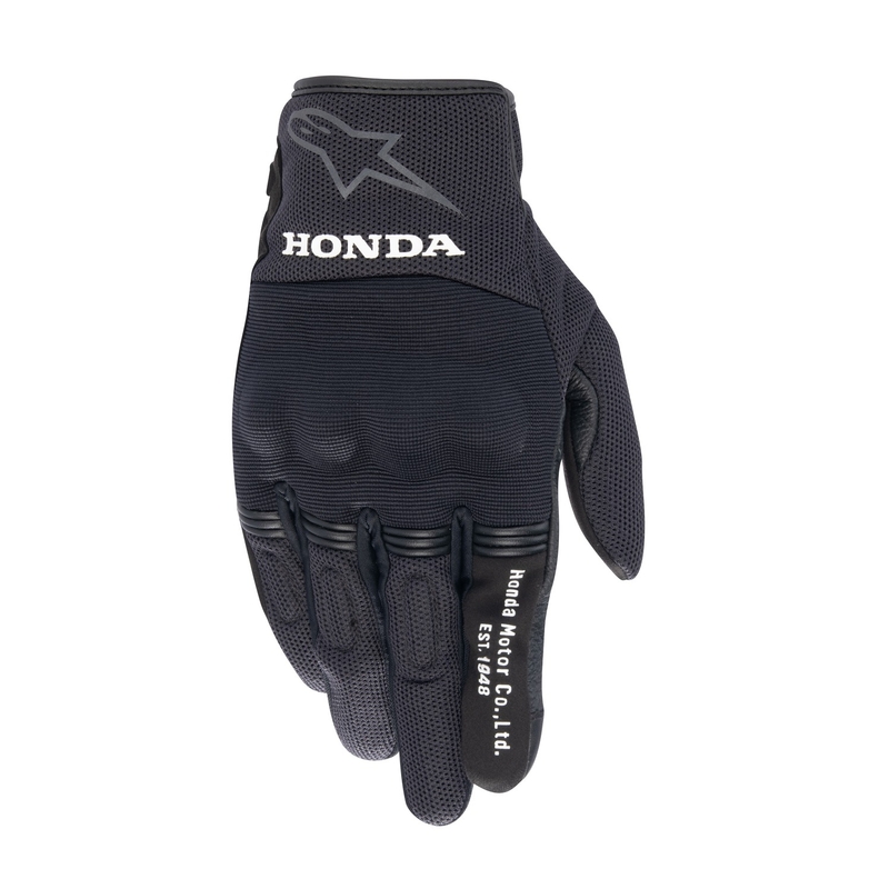 Alpinestars Copper Honda mănuși de motocicletă colecția 2024 negru-gri