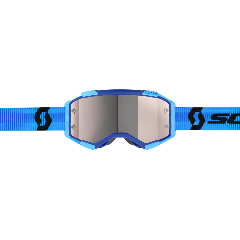 Ochelari de motocros SCOTT Fury albastru-negru cromat