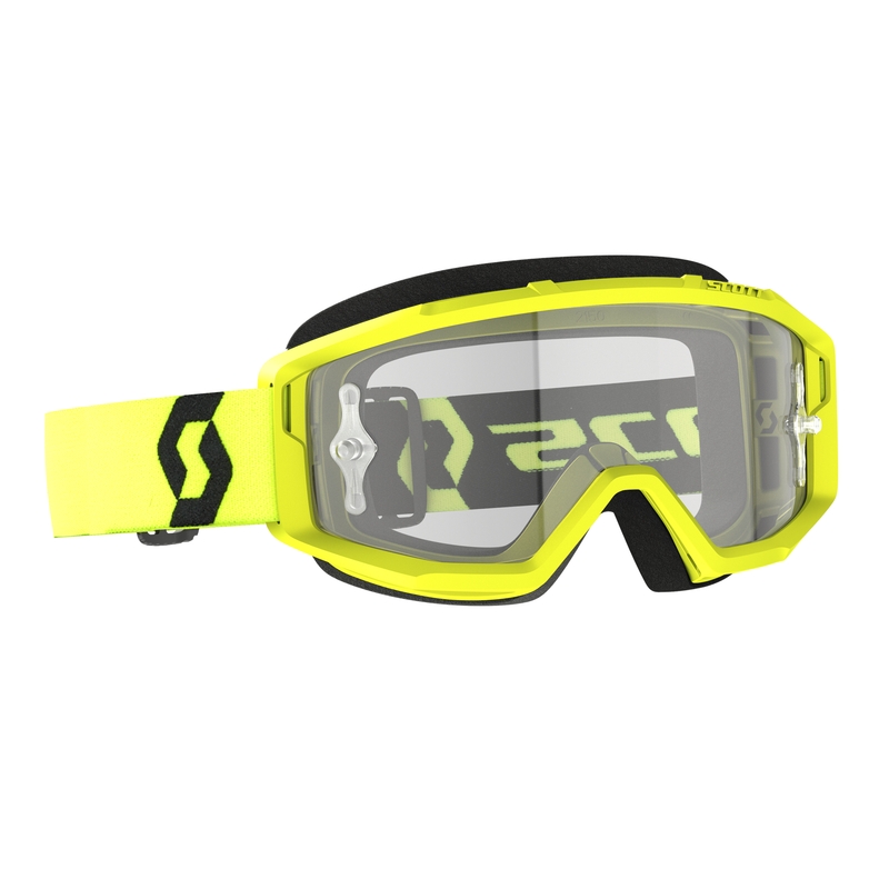 Ochelari de motocros SCOTT PRIMAL CLEAR negru-fluo galben