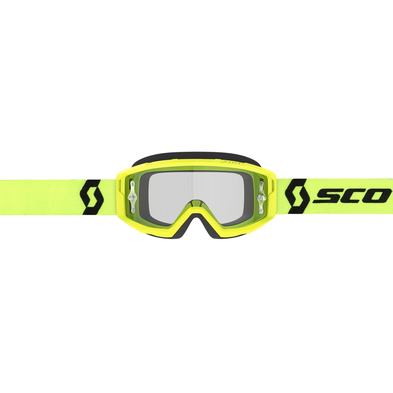 Ochelari de motocros SCOTT PRIMAL CLEAR negru-fluo galben