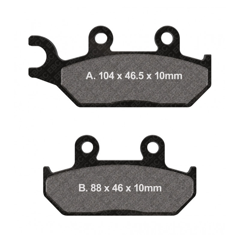 Placute de frana EBC pentru YAMAHA XT 600 E 1990-2003, YAMAHA XTZ 660 Tenere 1991-1998