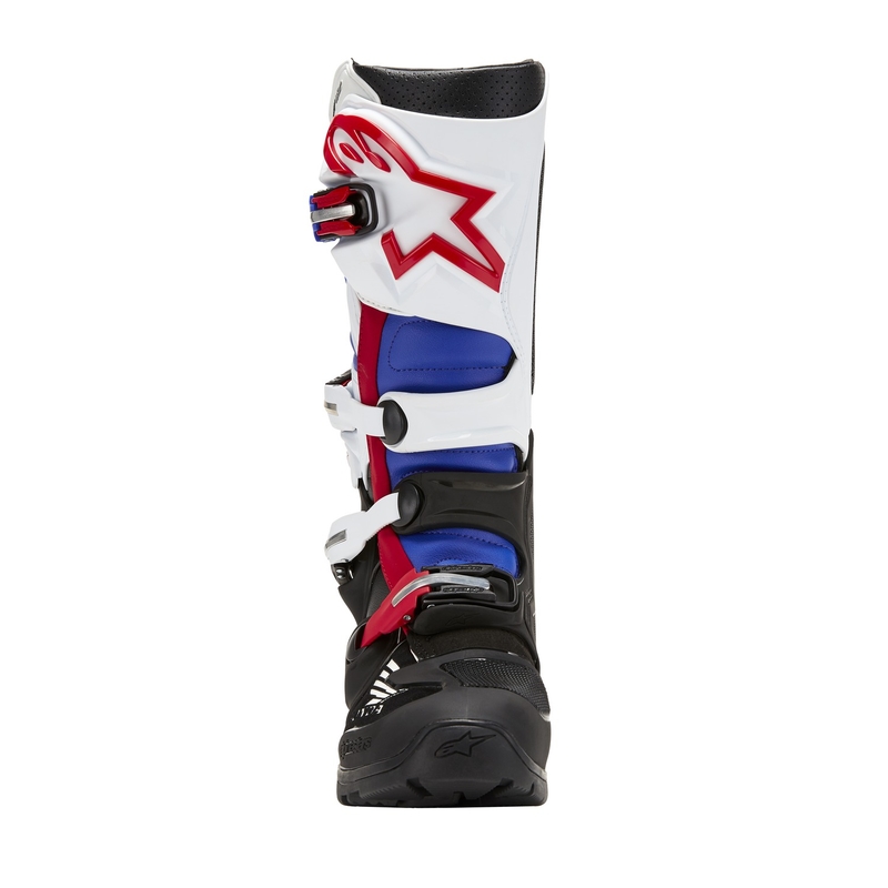 Ghete Motocicletă Alpinestars Tech 7 Enduro Drystar Honda Negru-Albastru-Alb-Roșu